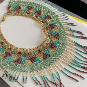 Hand beaded necklace